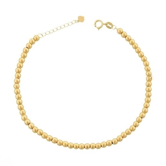 Armband Gelbgold 18k - Morvarid-e Zanjir (Perlenkette)