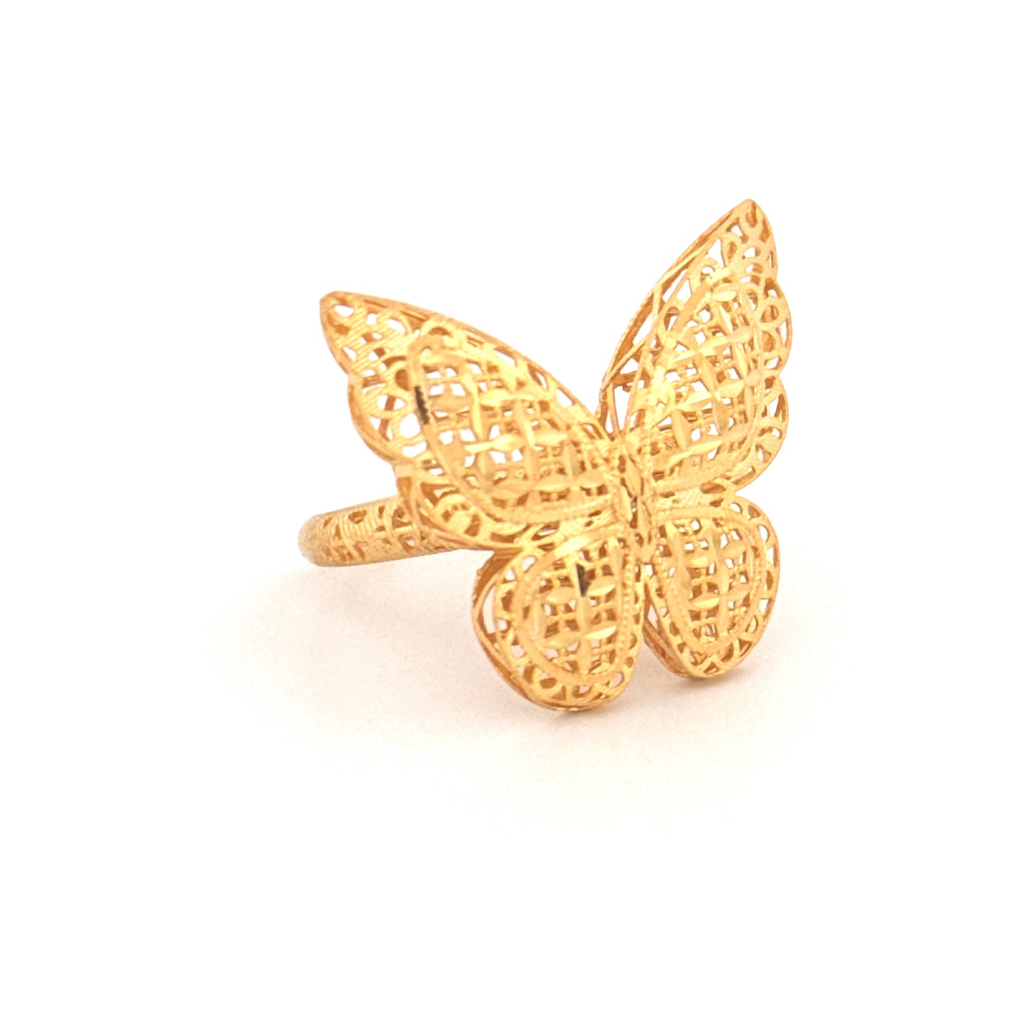 Ring Gelbgold 18k - Parvaneh-ye Bahari (Frühlingsschmetterling)