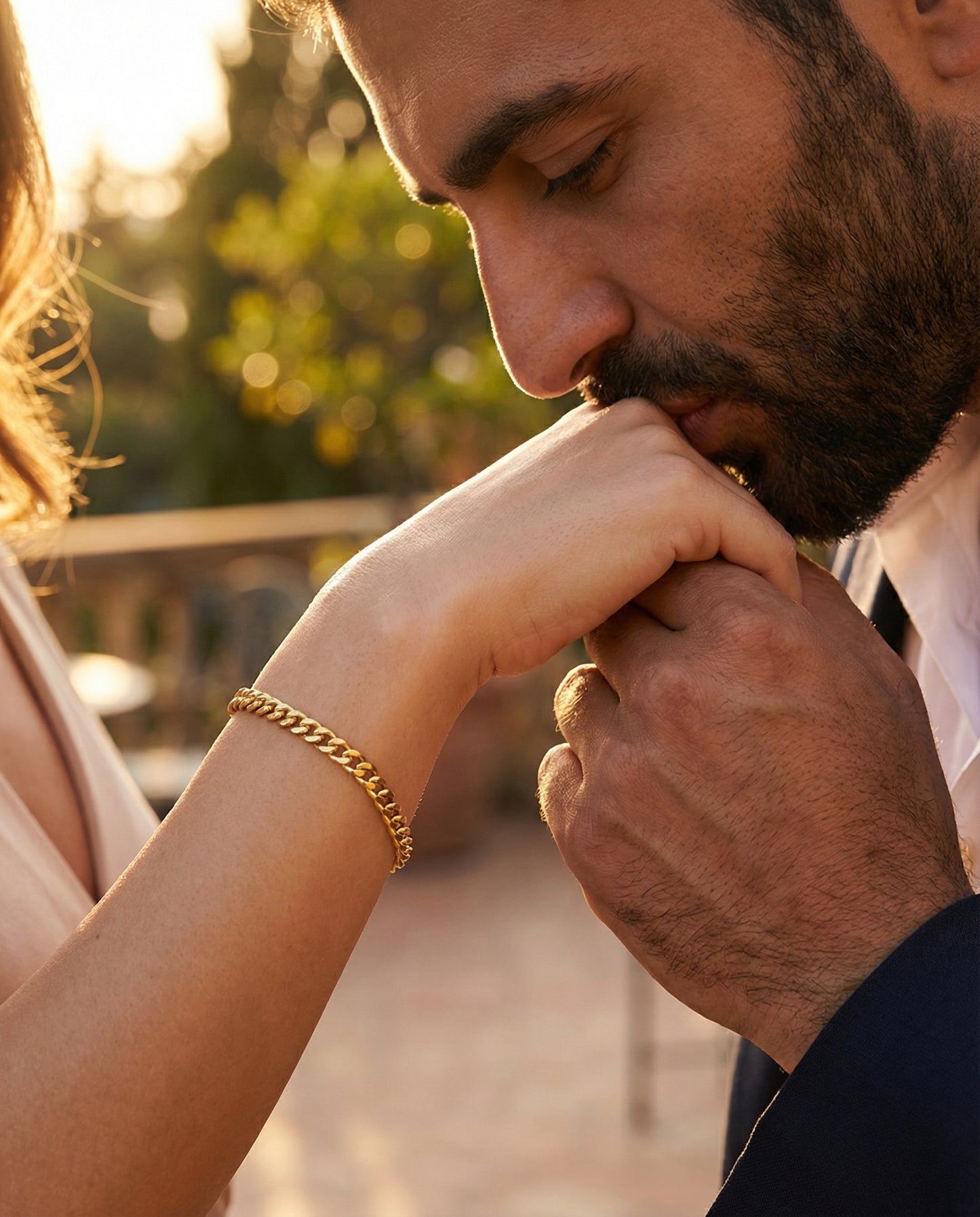 Armband Gelbgold 18k – Zanjir-e Halgheh (Die Kette der Glieder)