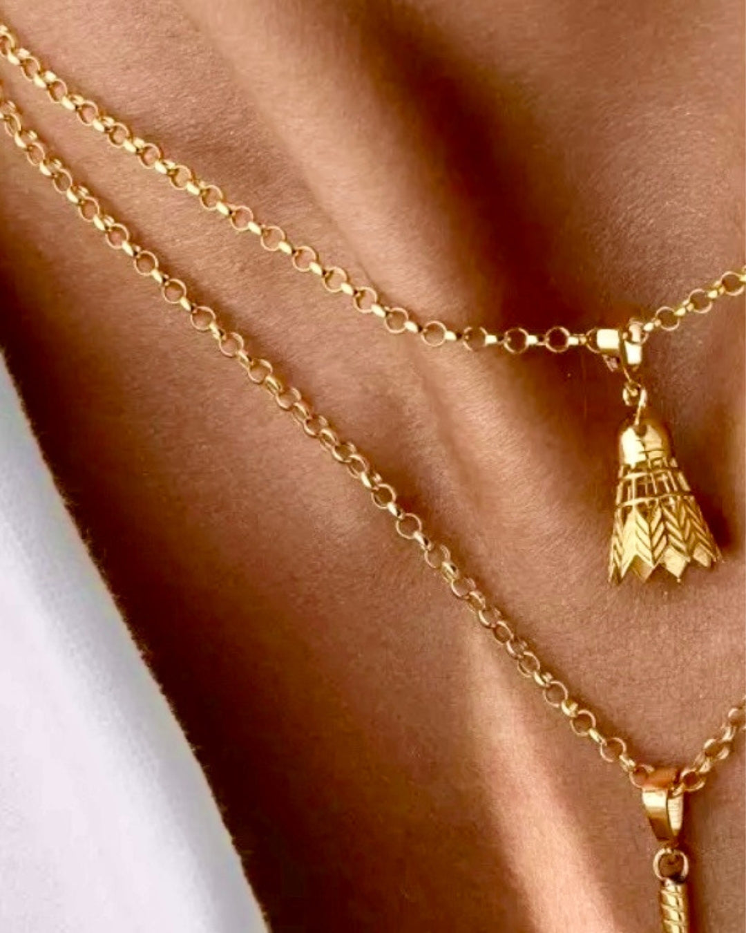 Halskette Gelbgold 18k – Rolo-e Kelasik (Klassische Erbskette)