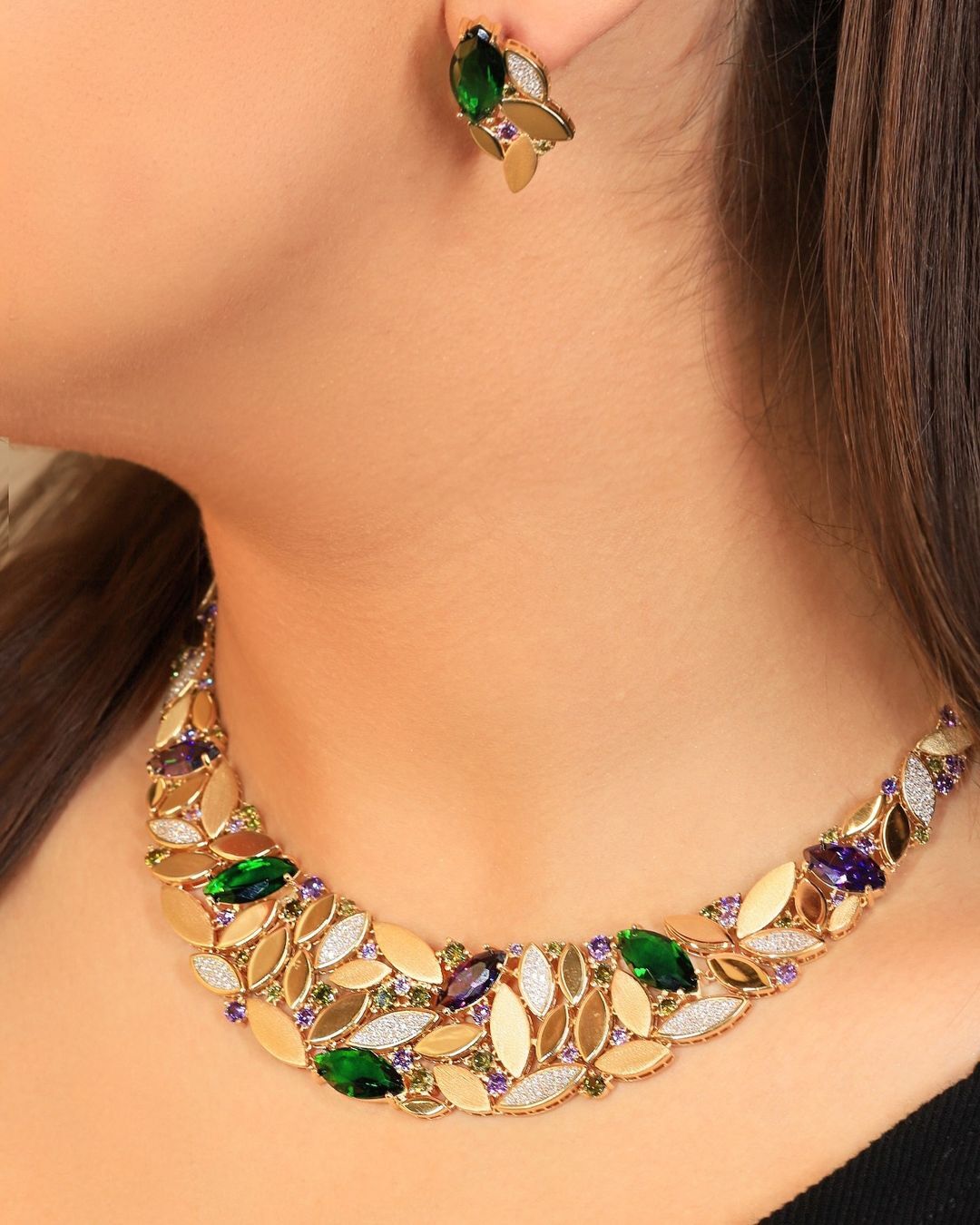 Ensemble Gelbgold 18k – Bagh-e Eram (Paradiesgarten)