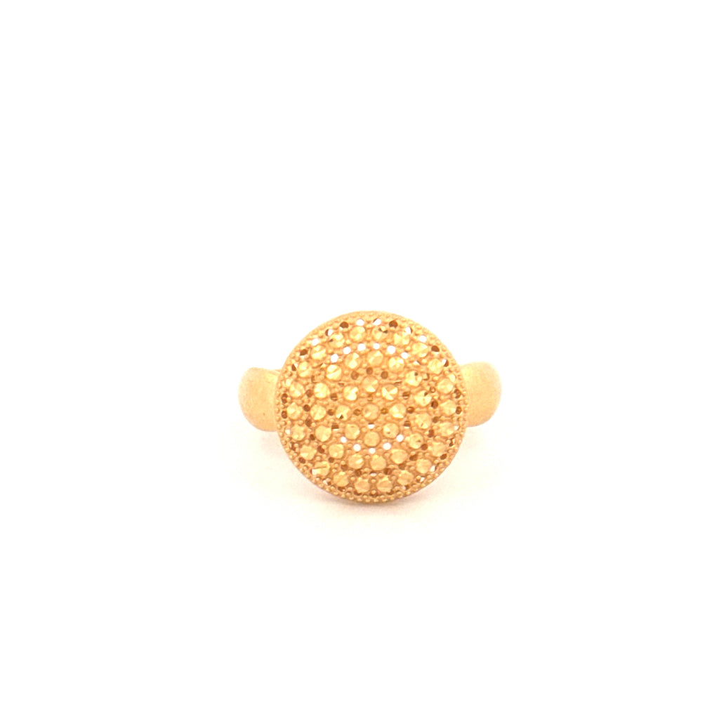 Ring Gelbgold 18k - Gooy-e Aftab (Sonnenkugel)