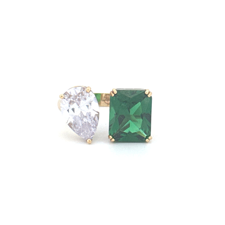Ring Gelbgold 18k – Do Jān (Zwei Seelen)