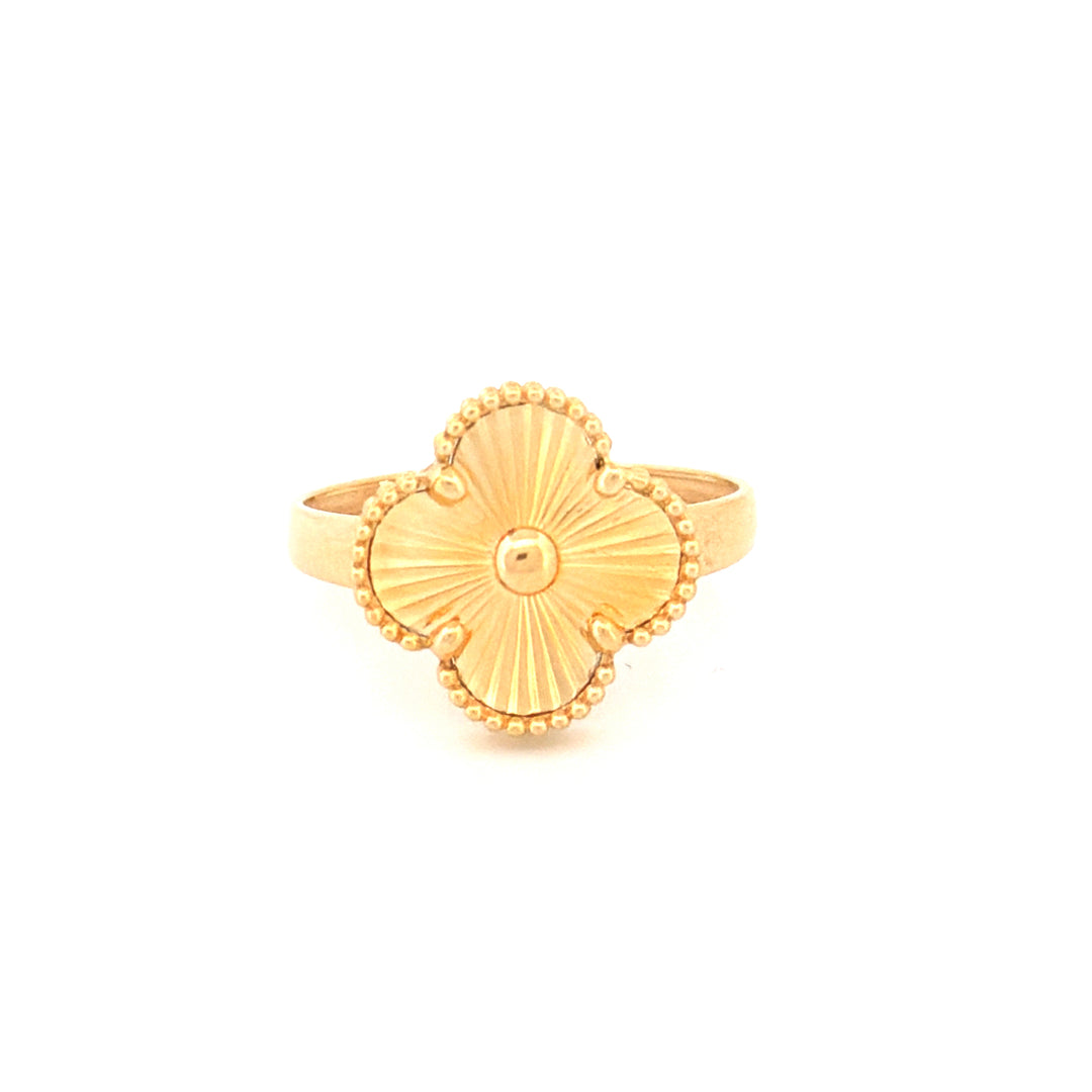 Ring Gelbgold 18k – Shabdar-e Angosht (Glück für den Finger)