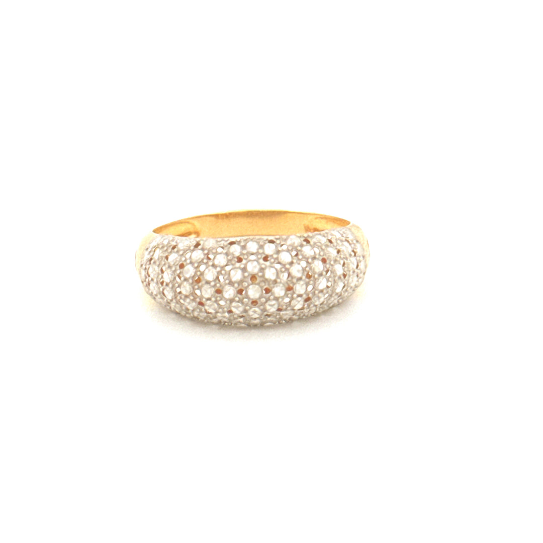 Ring Gelbgold &amp; Weissgold 18k - Ziba Mesle Almas (Schön, wie Diamanten)