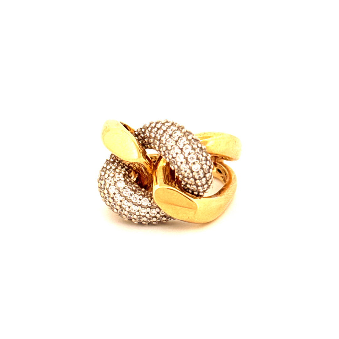Ring Gelbgold 18k - Halgheh-ye Hamahang (Harmonische Verschlingung)