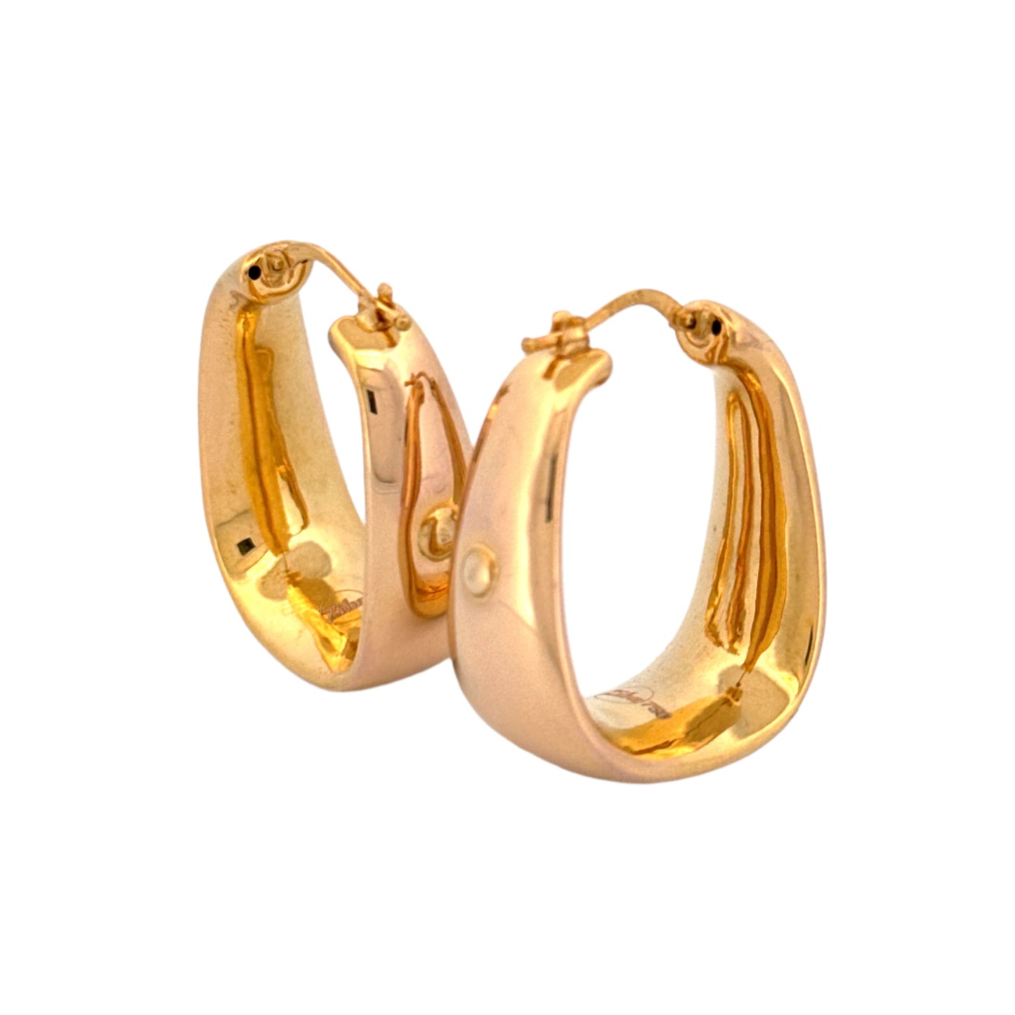 Ohrringe Gelbgold 18k - Mah-e Tala (Goldener Halbmond)