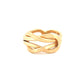 Ring Gelbgold 18k - Gereh-e Tala (Goldener Knoten)