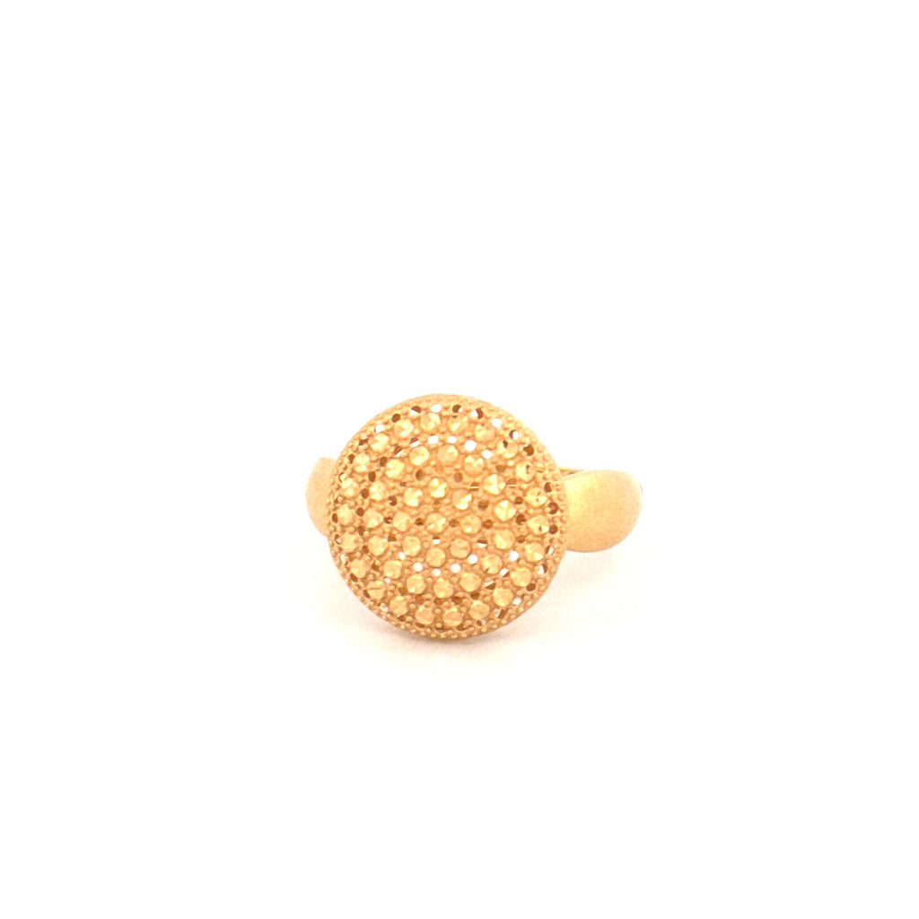 Ring Gelbgold 18k - Gooy-e Aftab (Sonnenkugel)