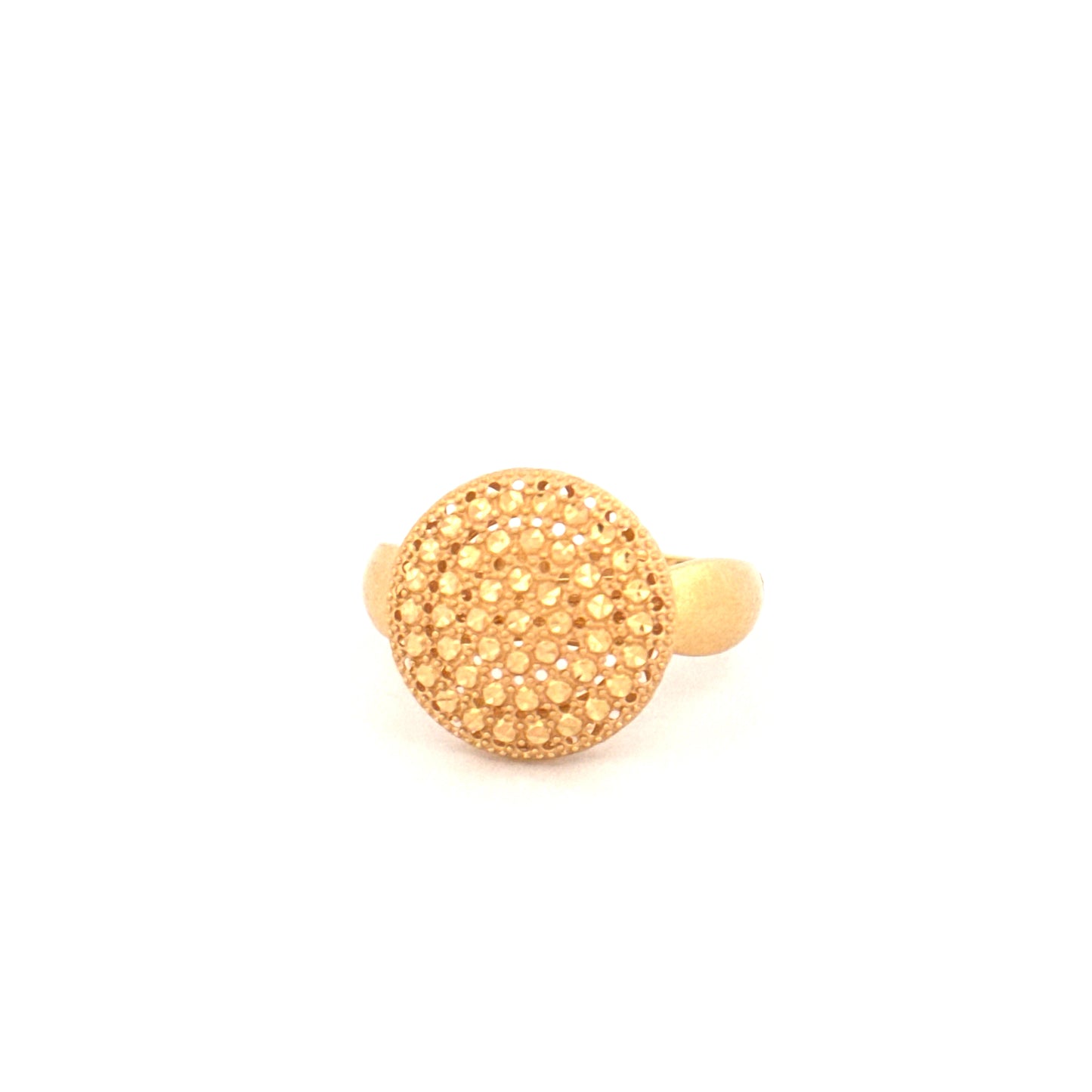 Ring Gelbgold 18k - Gooy-e Aftab (Sonnenkugel)