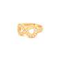 Ring Gelbgold 18k - Bi-Nahayat (Unendlichkeit)