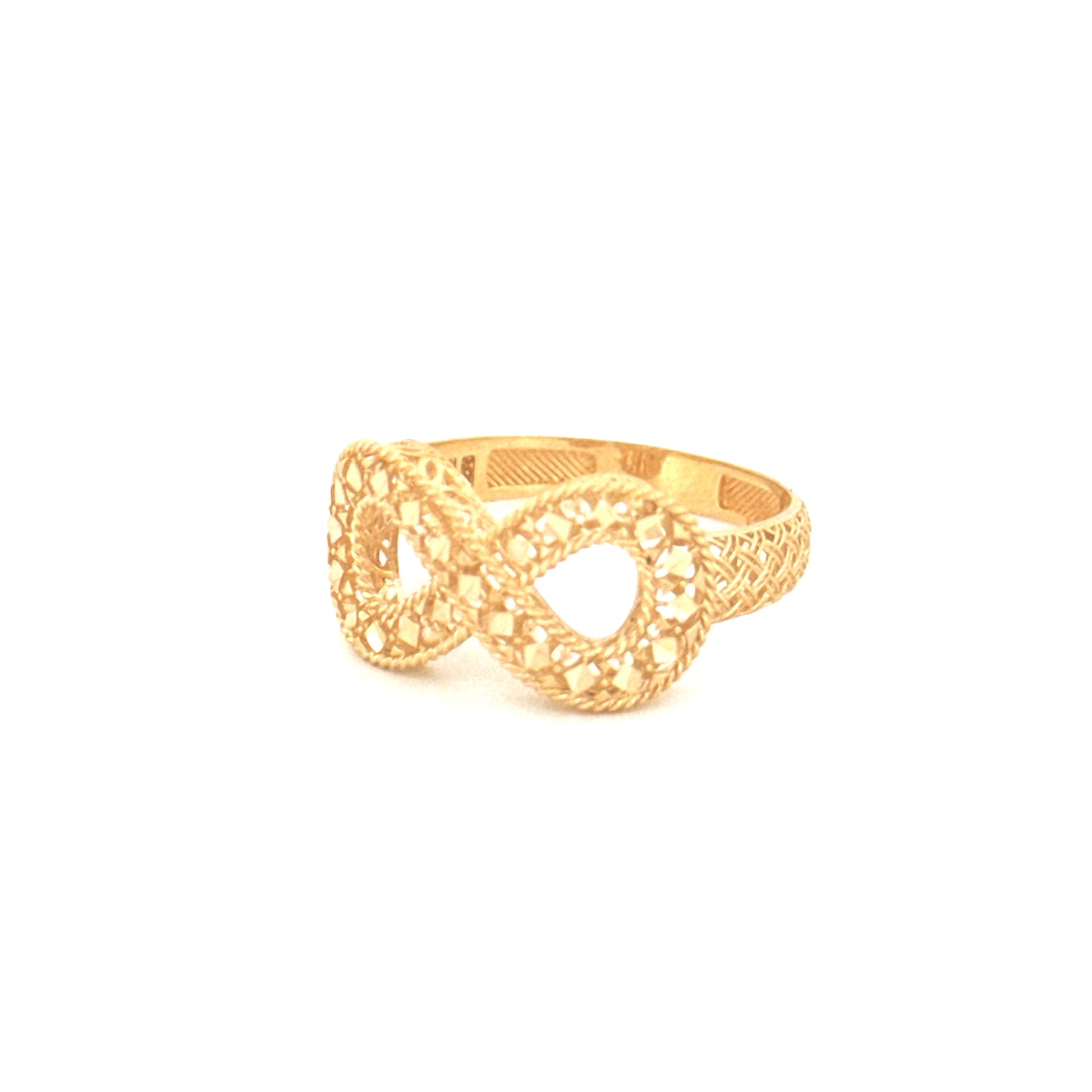 Ring Gelbgold 18k - Bi-Nahayat (Unendlichkeit)