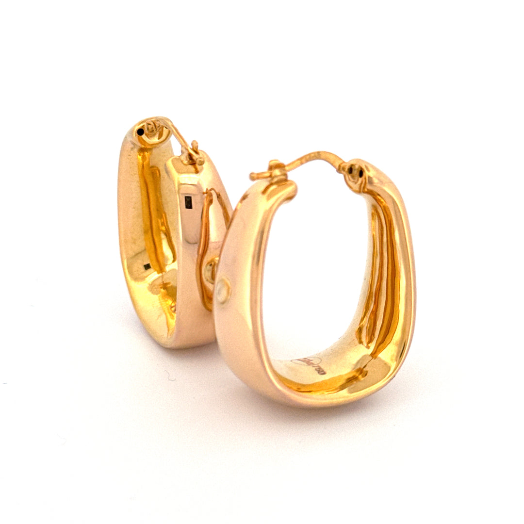 Ohrringe Gelbgold 18k - Mah-e Tala (Goldener Halbmond)