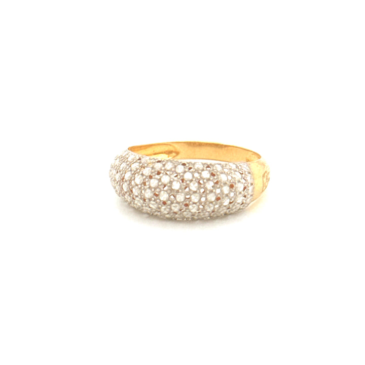 Ring Gelbgold &amp; Weissgold 18k - Ziba Mesle Almas (Schön, wie Diamanten)
