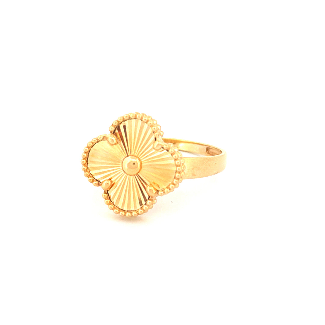 Ring Gelbgold 18k – Shabdar-e Angosht (Glück für den Finger)