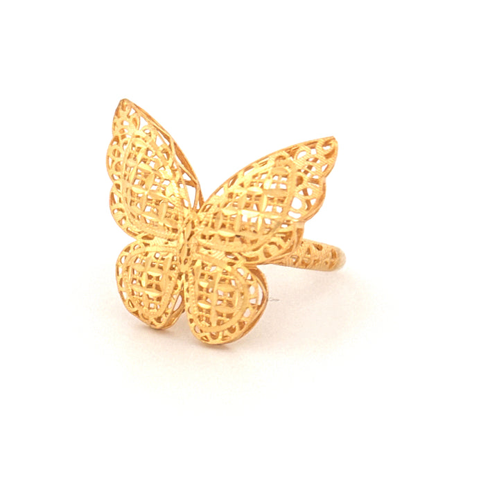 Ring Gelbgold 18k - Parvaneh-ye Bahari (Frühlingsschmetterling)