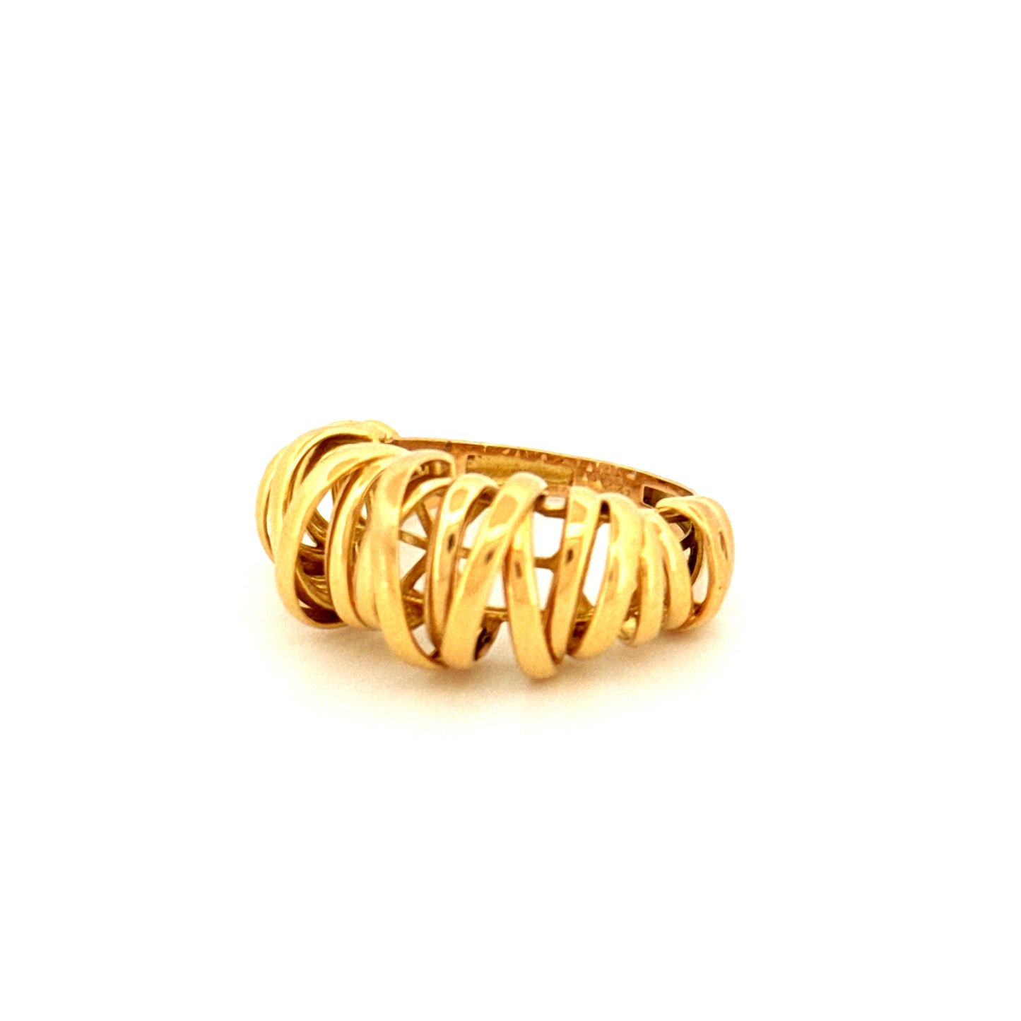 Ring Gelbgold 18k - Navar-e Abrisham (Seidenbänder)