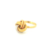 Ring Gelbgold & Weissgold 18k - Der gordische Knoten