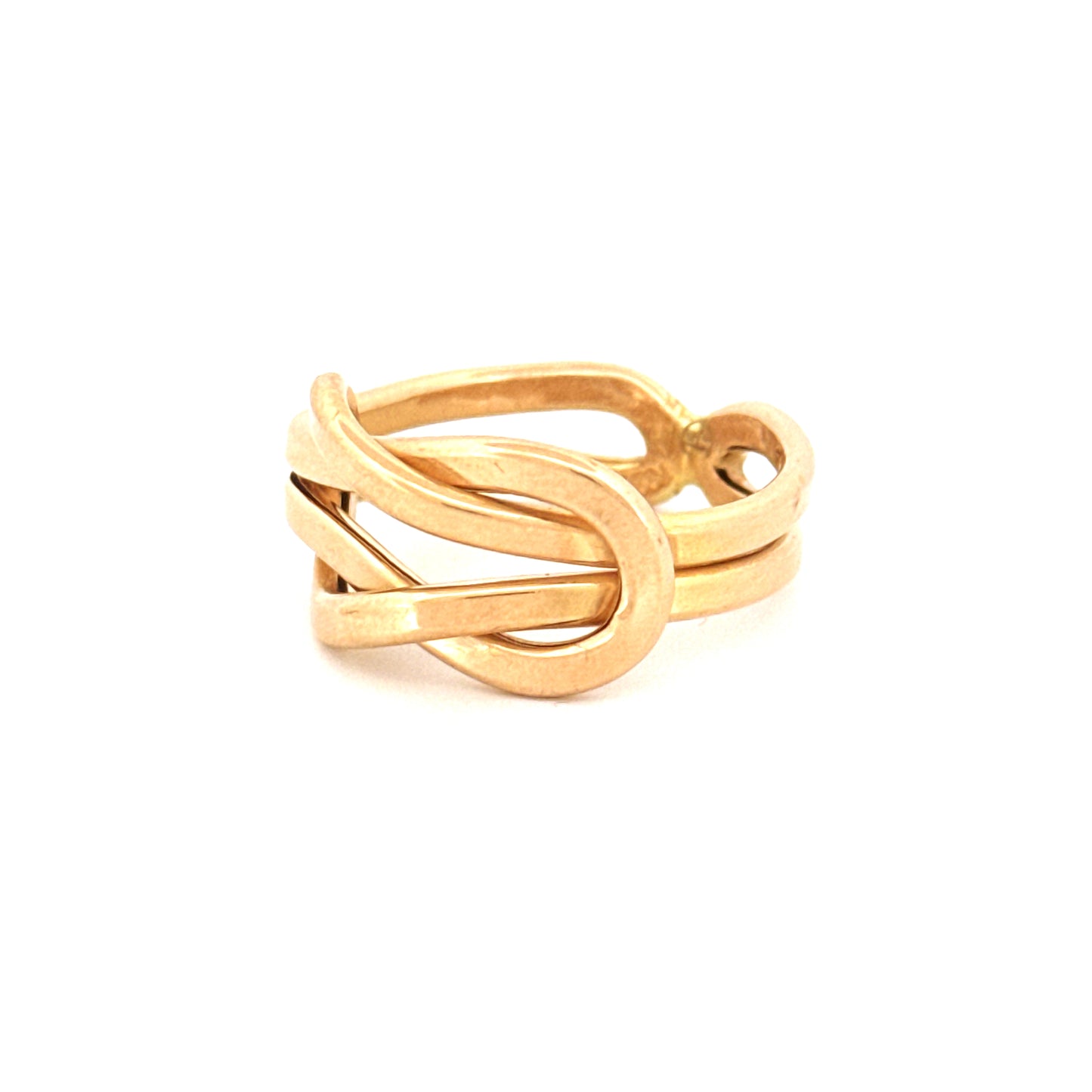 Ring Gelbgold 18k - Gereh-e Tala (Goldener Knoten)