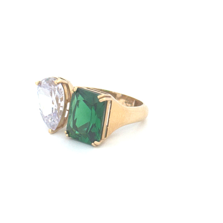 Ring Gelbgold 18k – Do Jān (Zwei Seelen)