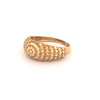 Ring Gelbgold & Weissgold 18k - Moj-e Tala (Goldene Welle)