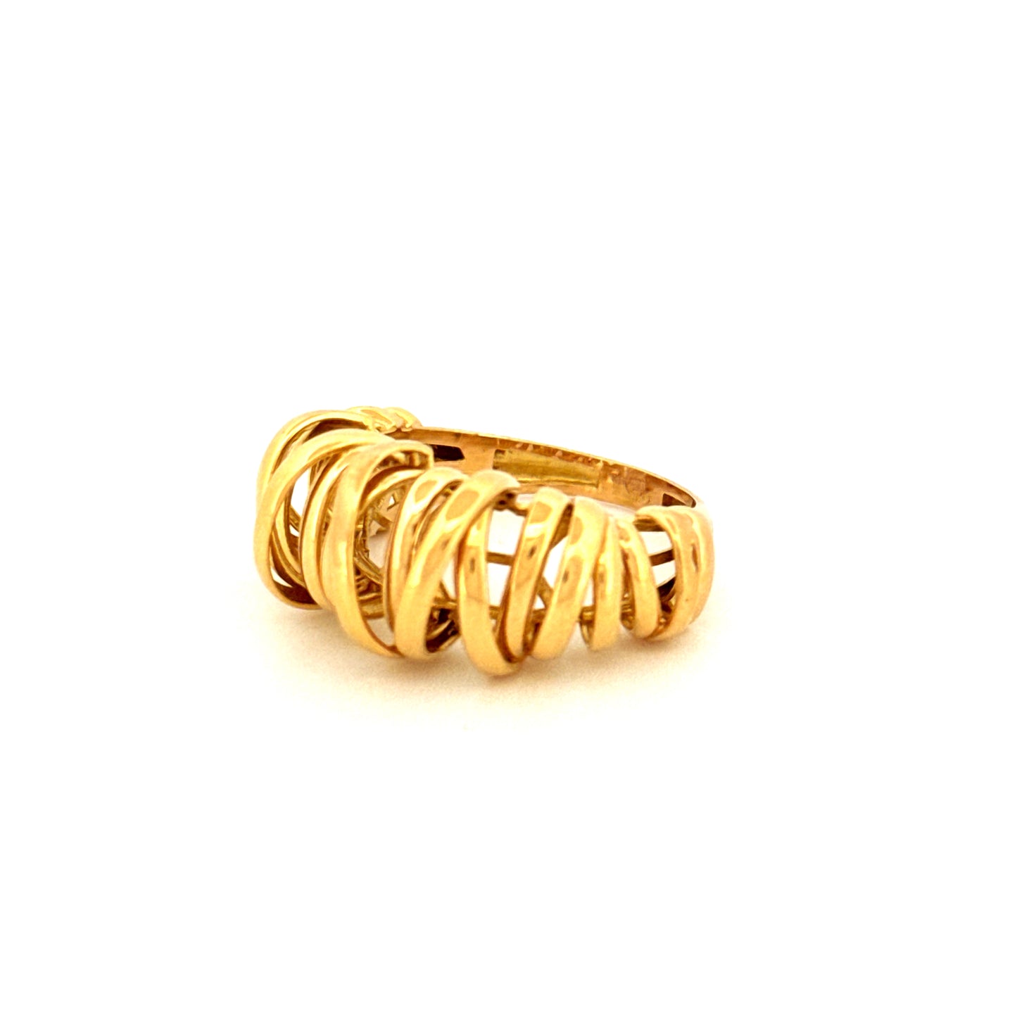 Ring Gelbgold 18k - Navar-e Abrisham (Seidenbänder)