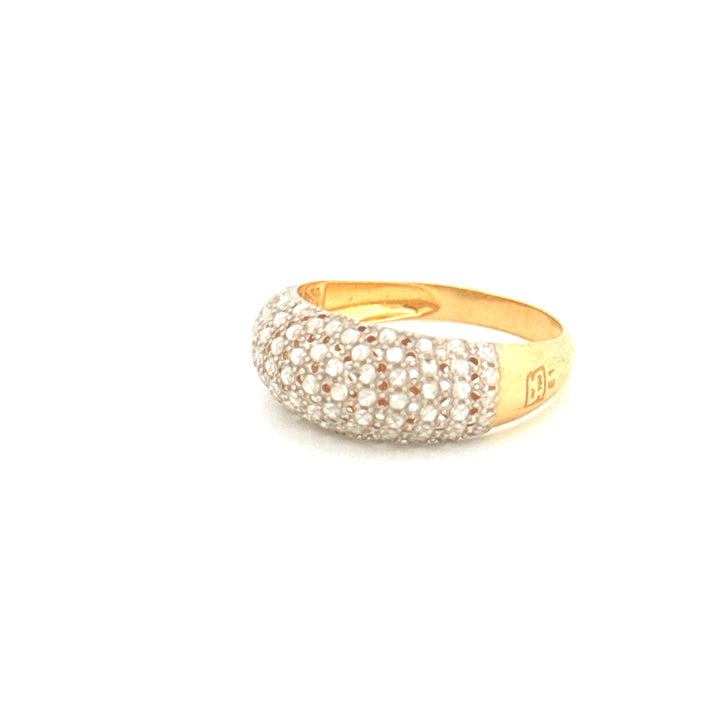 Ring Gelbgold &amp; Weissgold 18k - Ziba Mesle Almas (Schön, wie Diamanten)