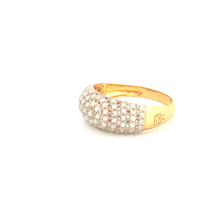 Ring Gelbgold &amp; Weissgold 18k - Ziba Mesle Almas (Schön, wie Diamanten)