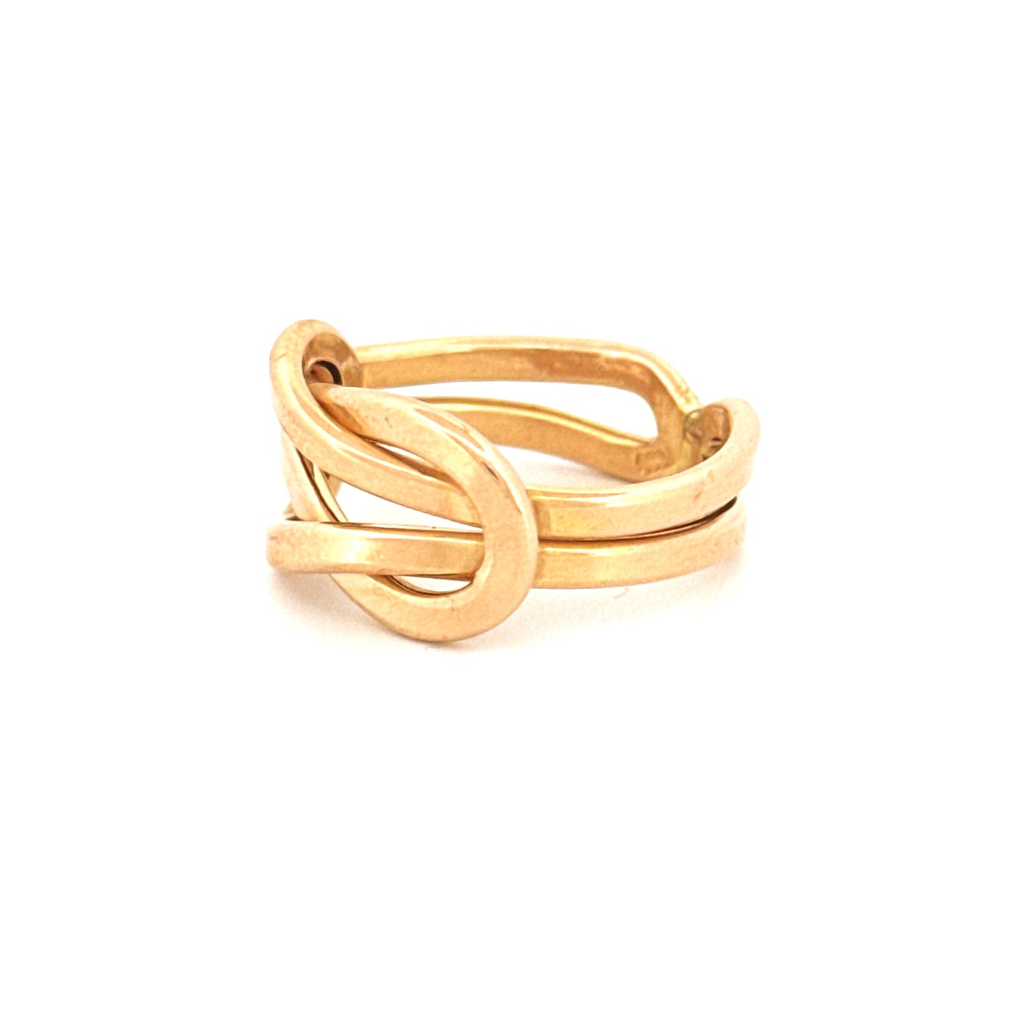 Ring Gelbgold 18k - Gereh-e Tala (Goldener Knoten)