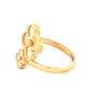 Ring Gelbgold 18k - Do-Gol-e Tala (Zwei Goldblüten)
