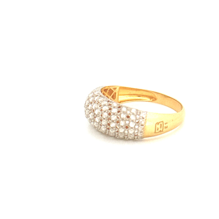 Ring Gelbgold &amp; Weissgold 18k - Ziba Mesle Almas (Schön, wie Diamanten)
