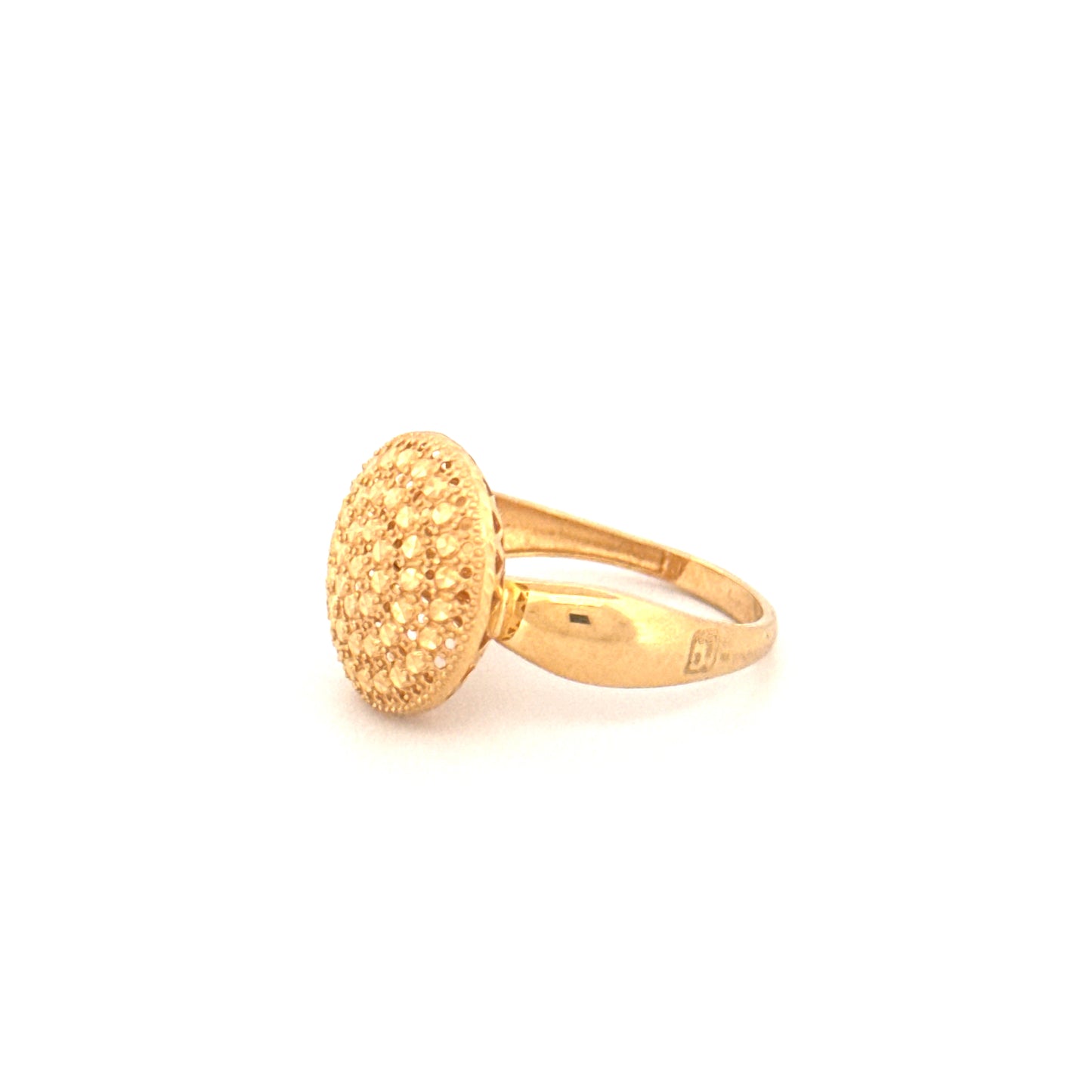 Ring Gelbgold 18k - Gooy-e Aftab (Sonnenkugel)