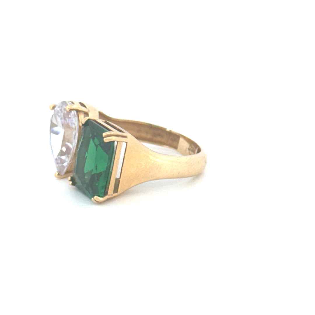 Ring Gelbgold 18k – Do Jān (Zwei Seelen)