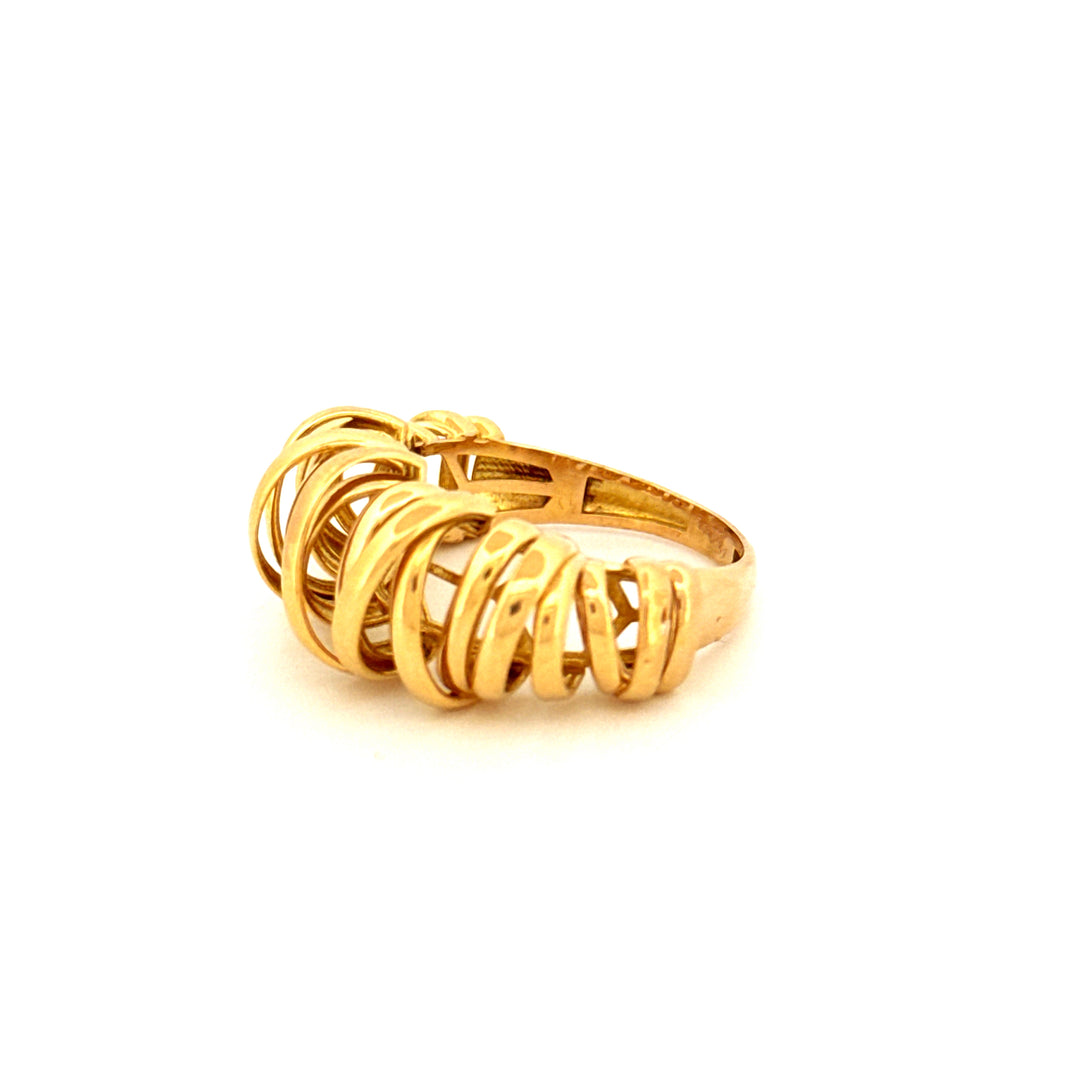 Ring Gelbgold 18k - Navar-e Abrisham (Seidenbänder)