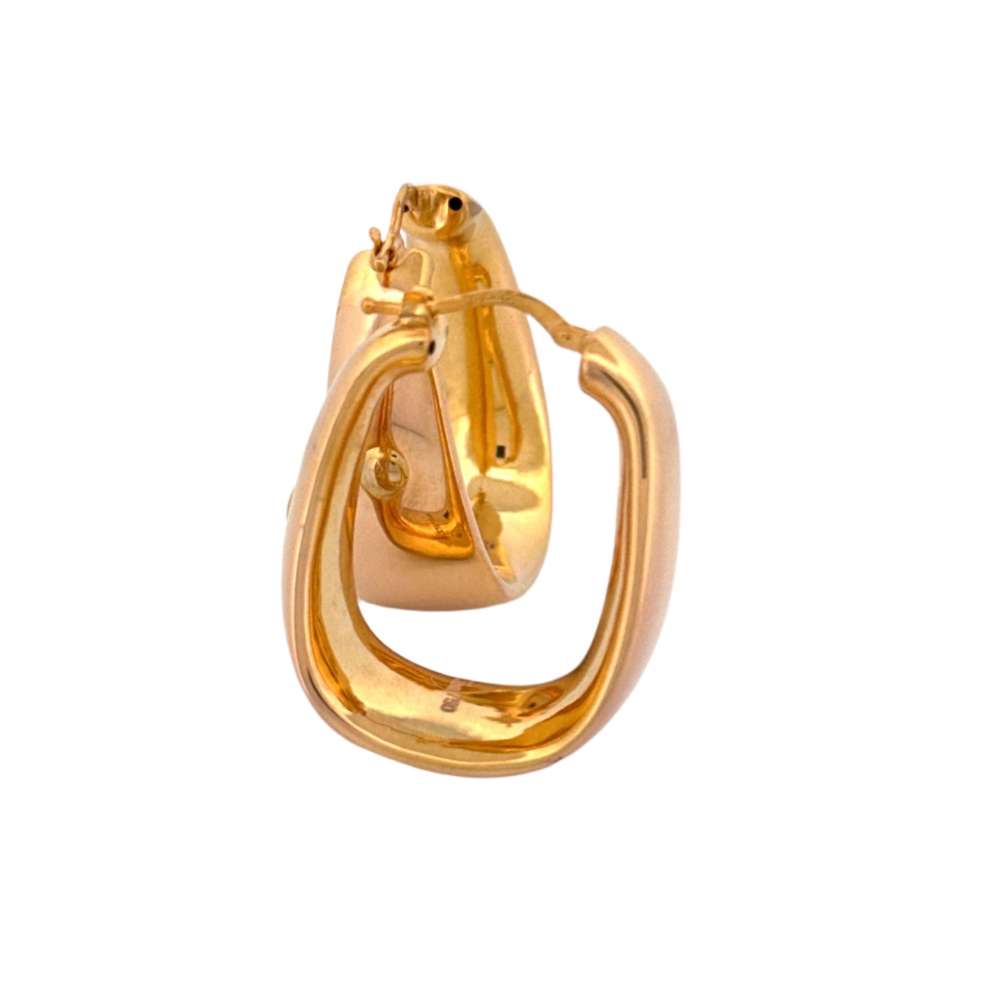 Ohrringe Gelbgold 18k - Mah-e Tala (Goldener Halbmond)
