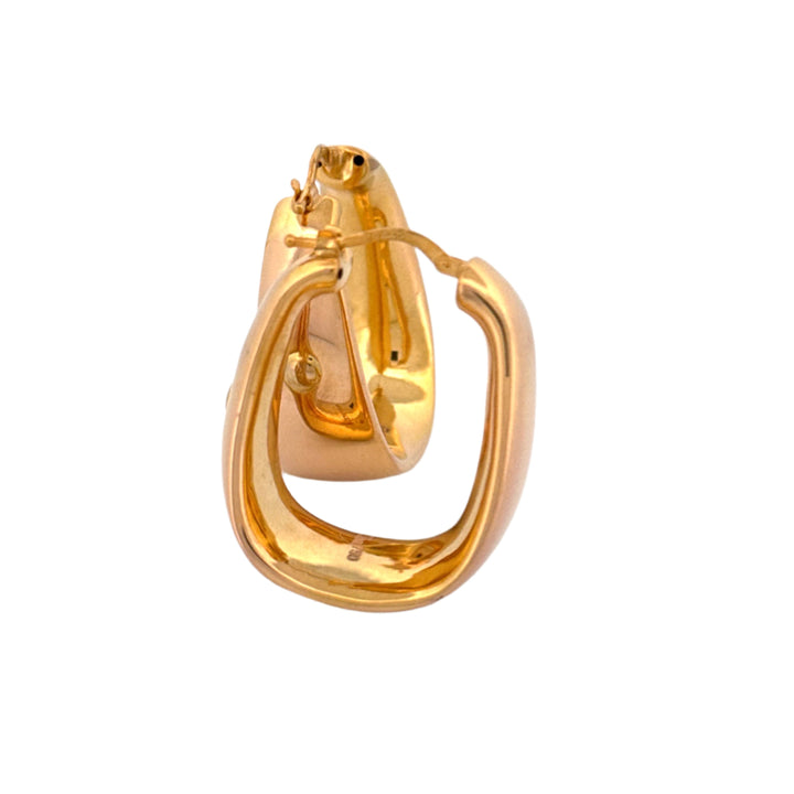 Ohrringe Gelbgold 18k - Mah-e Tala (Goldener Halbmond)