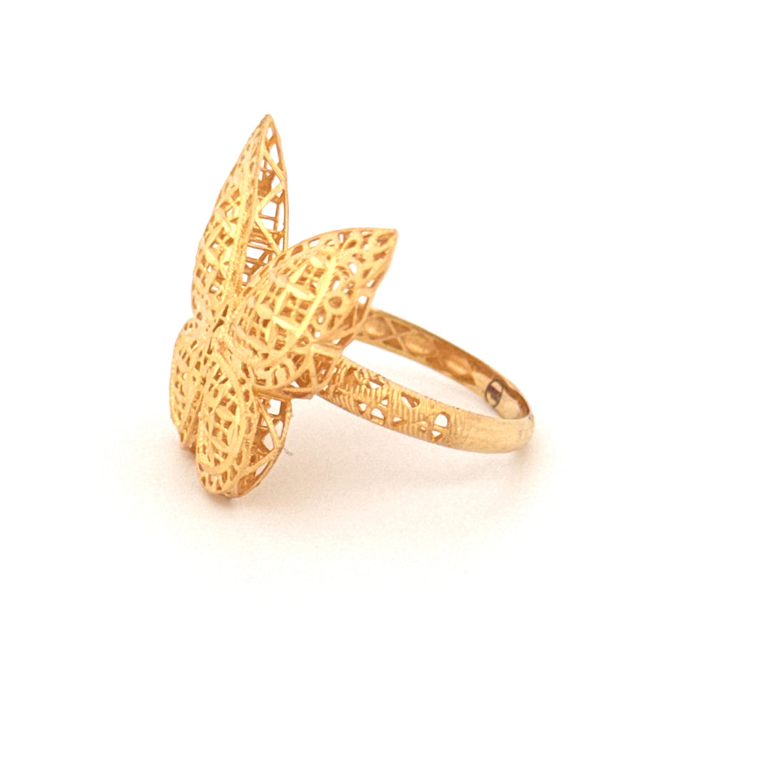 Ring Gelbgold 18k - Parvaneh-ye Bahari (Frühlingsschmetterling)