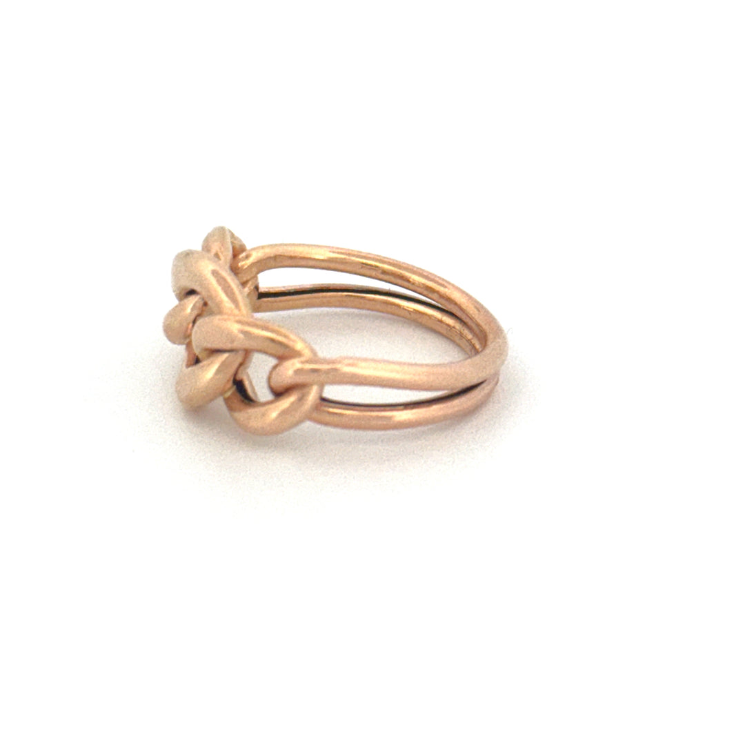 Ring Gelbgold 18k – Zanjir-e Arâm (Ruhige Kette)