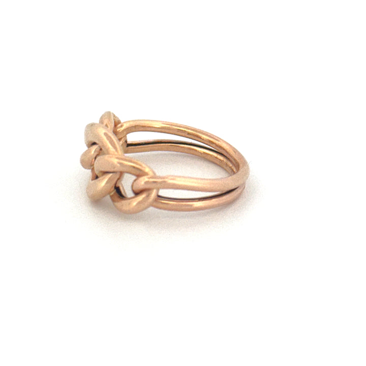 Ring Gelbgold 18k – Zanjir-e Arâm (Ruhige Kette)