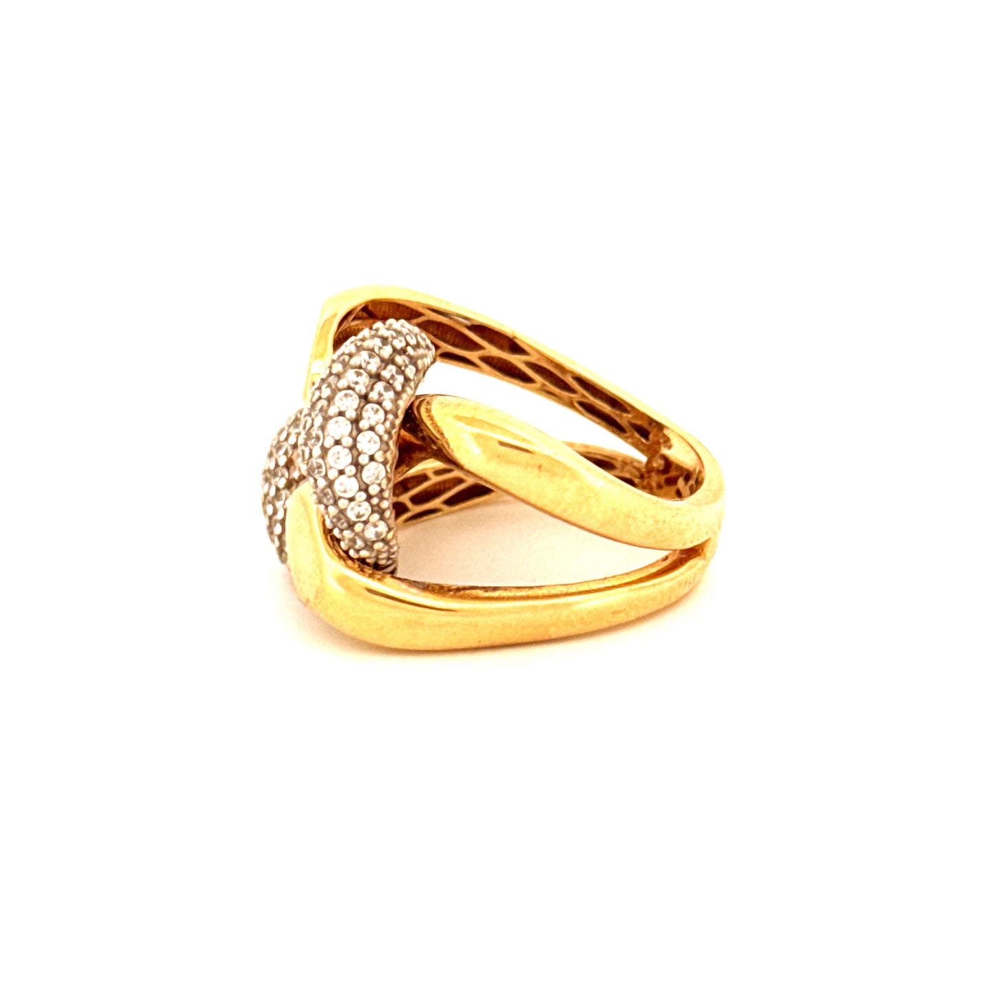 Ring Gelbgold 18k - Halgheh-ye Hamahang (Harmonische Verschlingung)