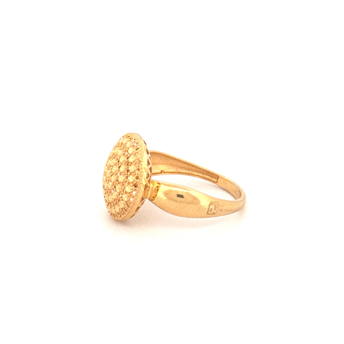 Ring Gelbgold 18k - Gooy-e Aftab (Sonnenkugel)