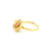 Ring Gelbgold & Weissgold 18k - Der gordische Knoten