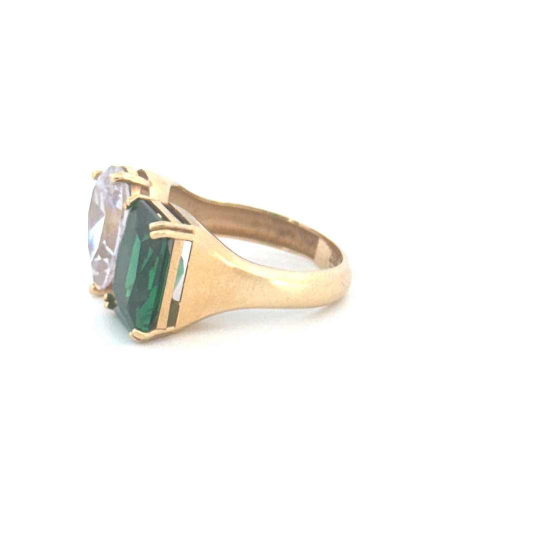 Ring Gelbgold 18k – Do Jān (Zwei Seelen)