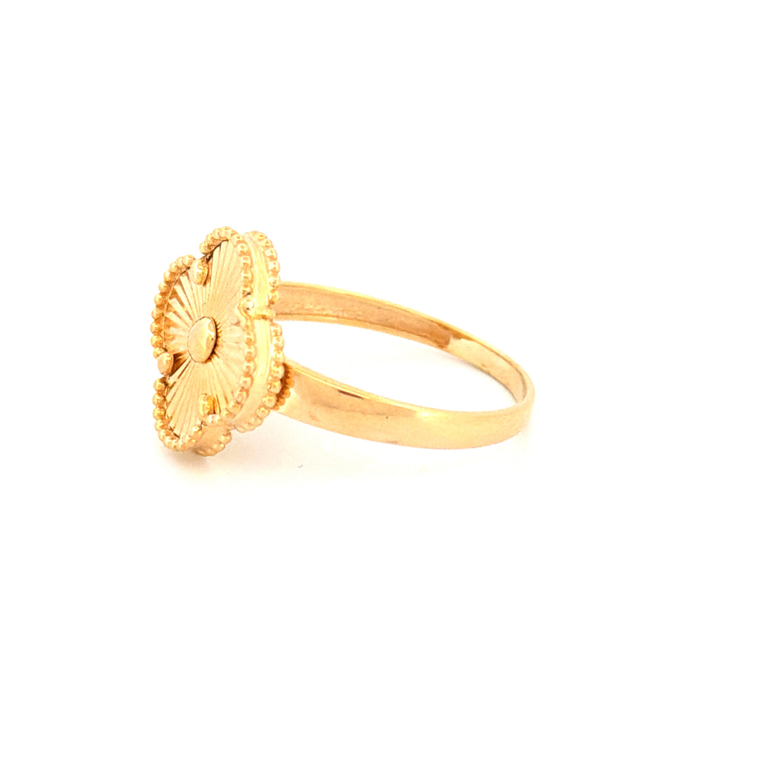 Ring Gelbgold 18k – Shabdar-e Angosht (Glück für den Finger)