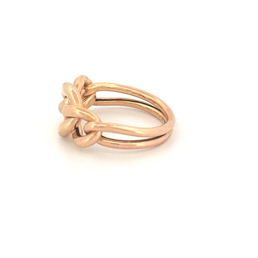 Ring Gelbgold 18k – Zanjir-e Arâm (Ruhige Kette)