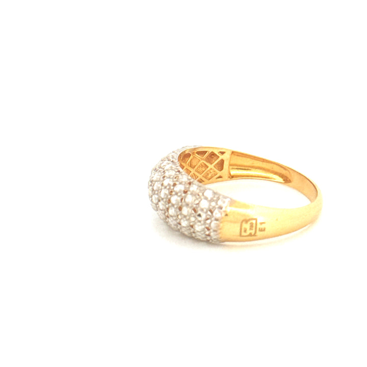 Ring Gelbgold &amp; Weissgold 18k - Ziba Mesle Almas (Schön, wie Diamanten)