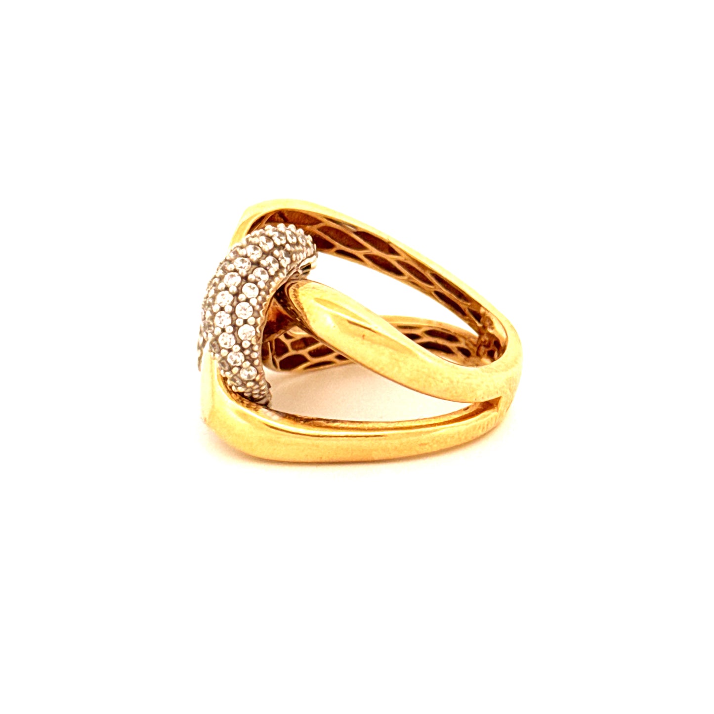 Ring Gelbgold 18k - Halgheh-ye Hamahang (Harmonische Verschlingung)