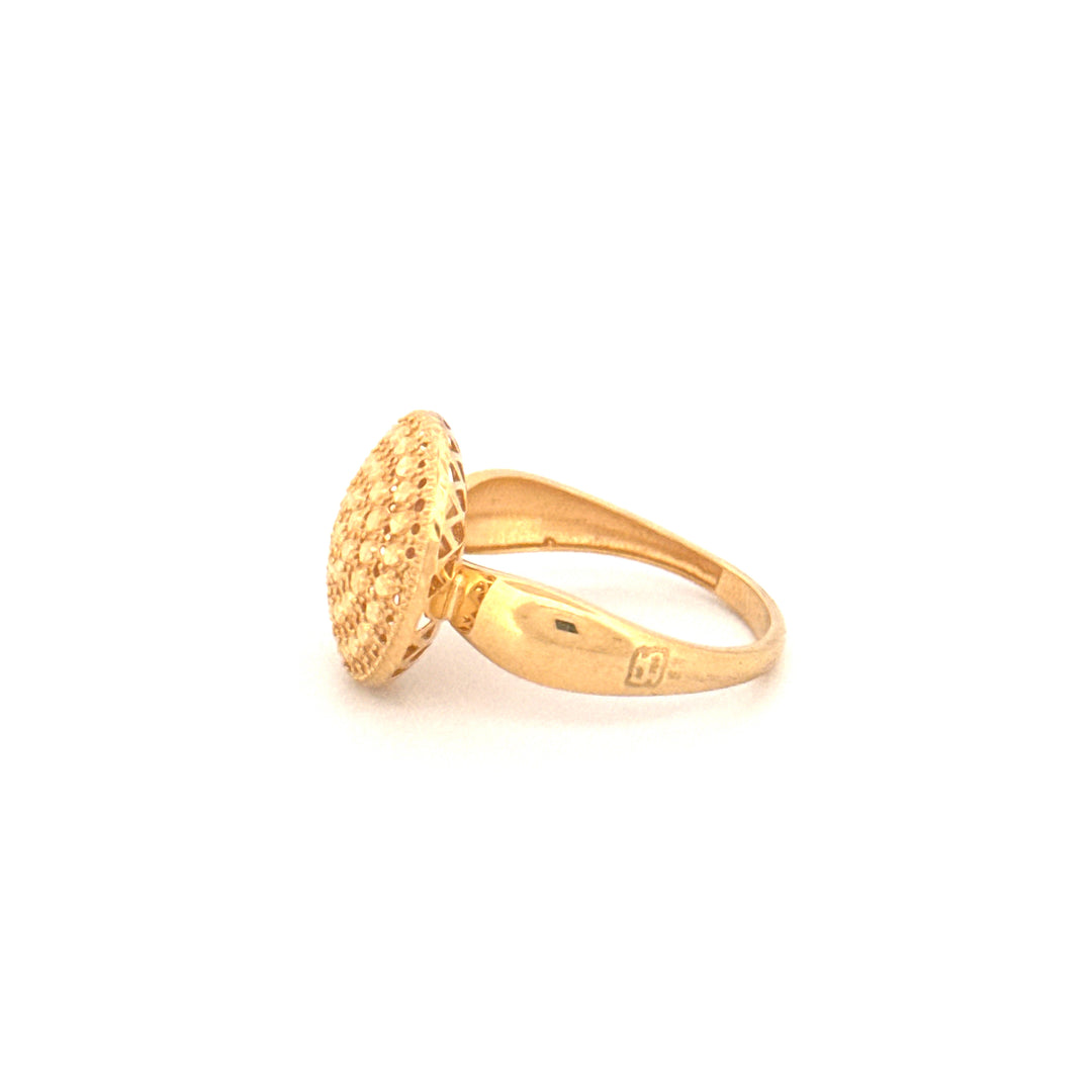 Ring Gelbgold 18k - Gooy-e Aftab (Sonnenkugel)