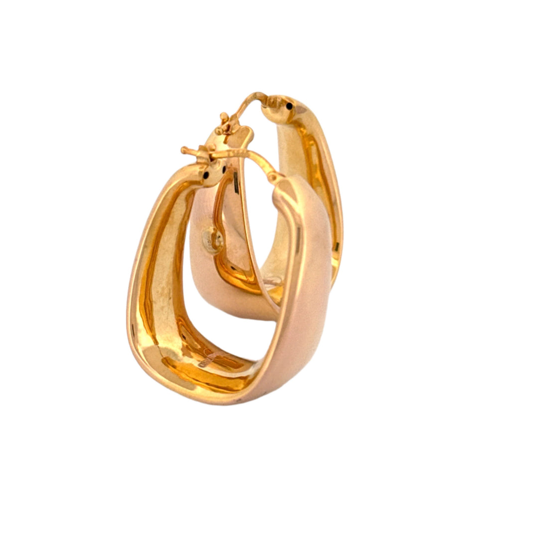 Ohrringe Gelbgold 18k - Mah-e Tala (Goldener Halbmond)