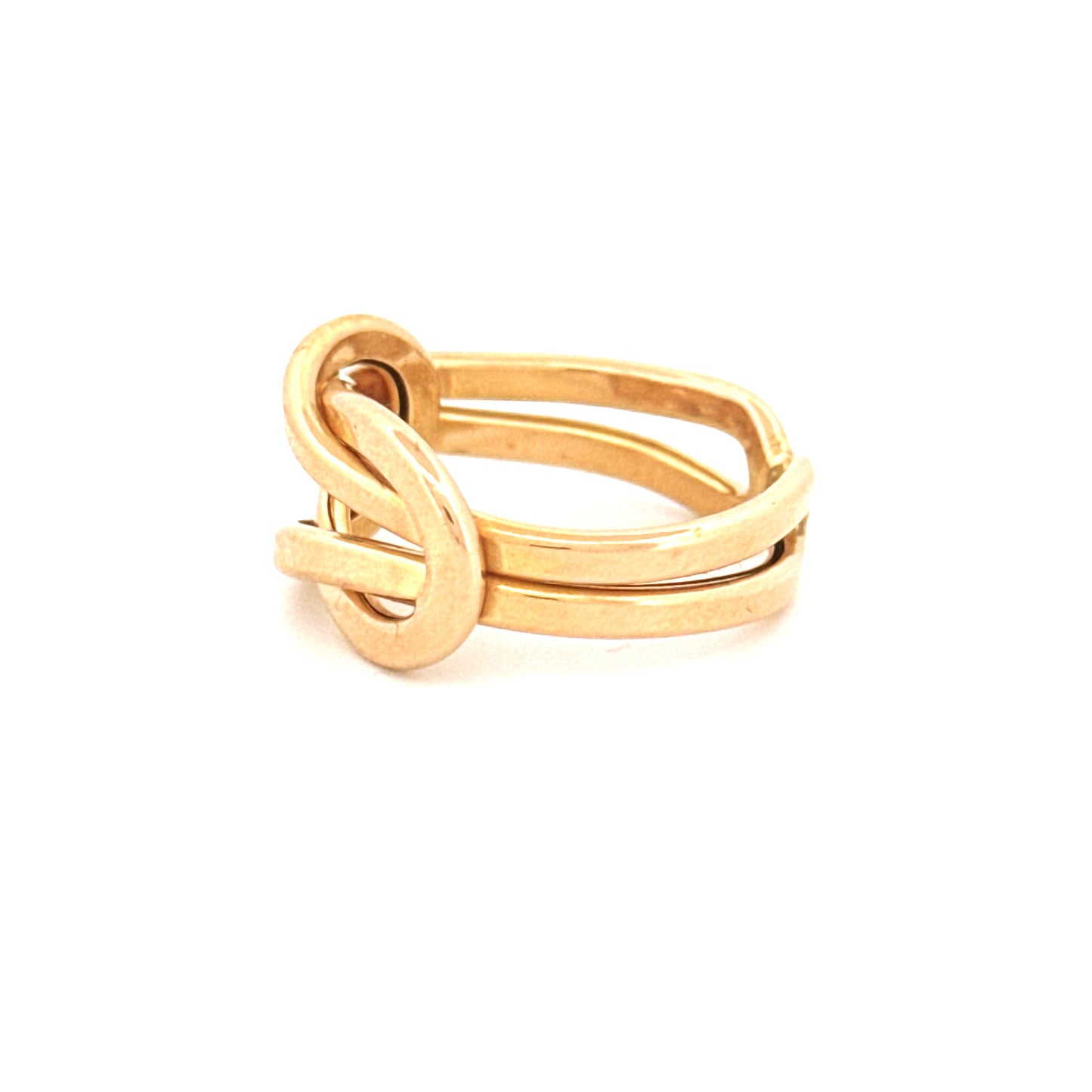 Ring Gelbgold 18k - Gereh-e Tala (Goldener Knoten)